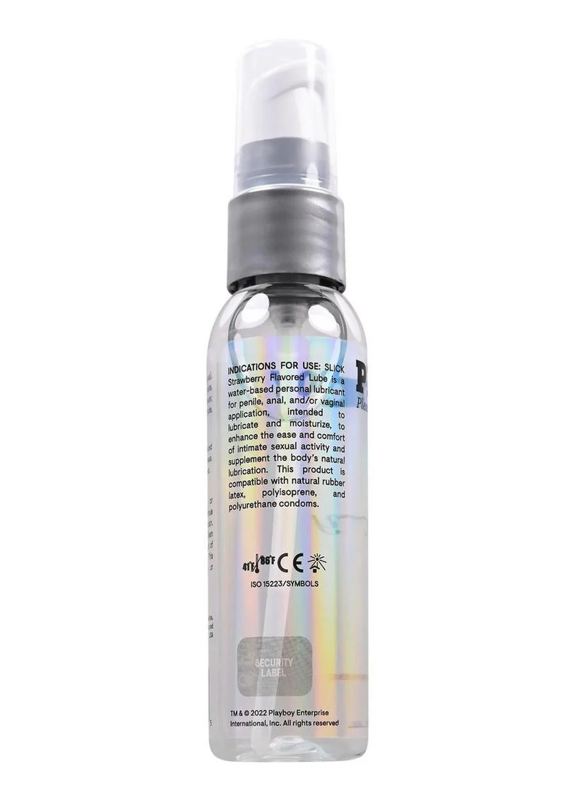 Playboy Slick Strawberry Water Based Lubricant