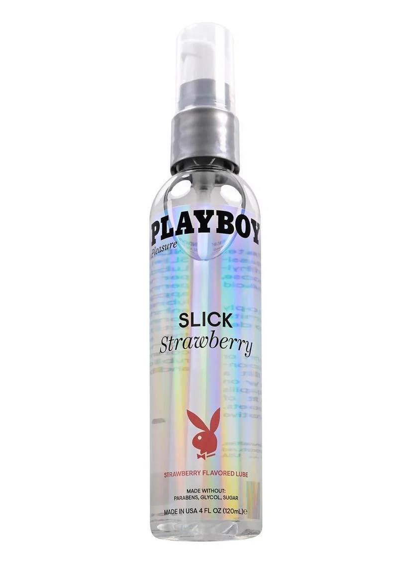 Playboy Slick Strawberry Water Based Lubricant - Image 5