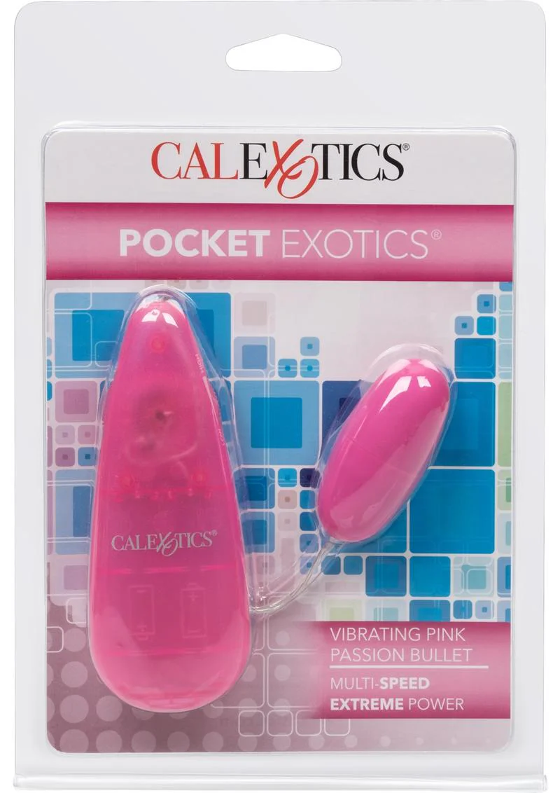Pocket Exotics Vibrating Pink Passion Bullet - Image 2
