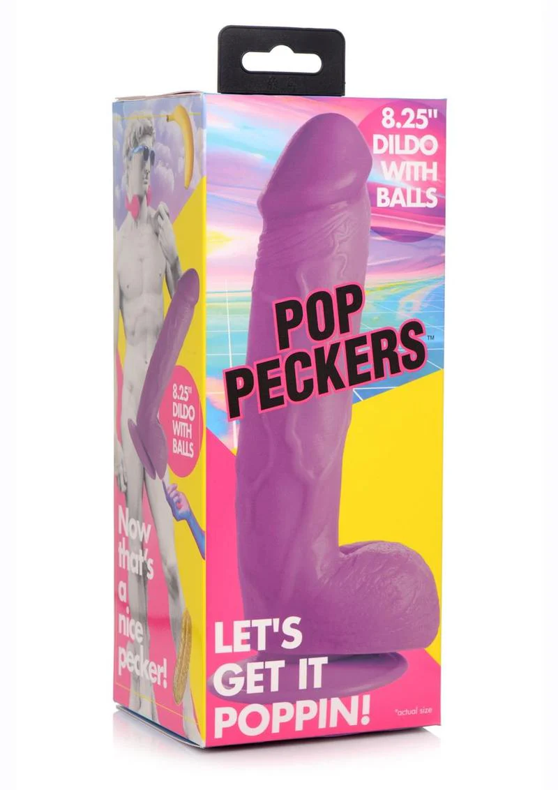 Pop Peckers Dildo with Balls - Image 41