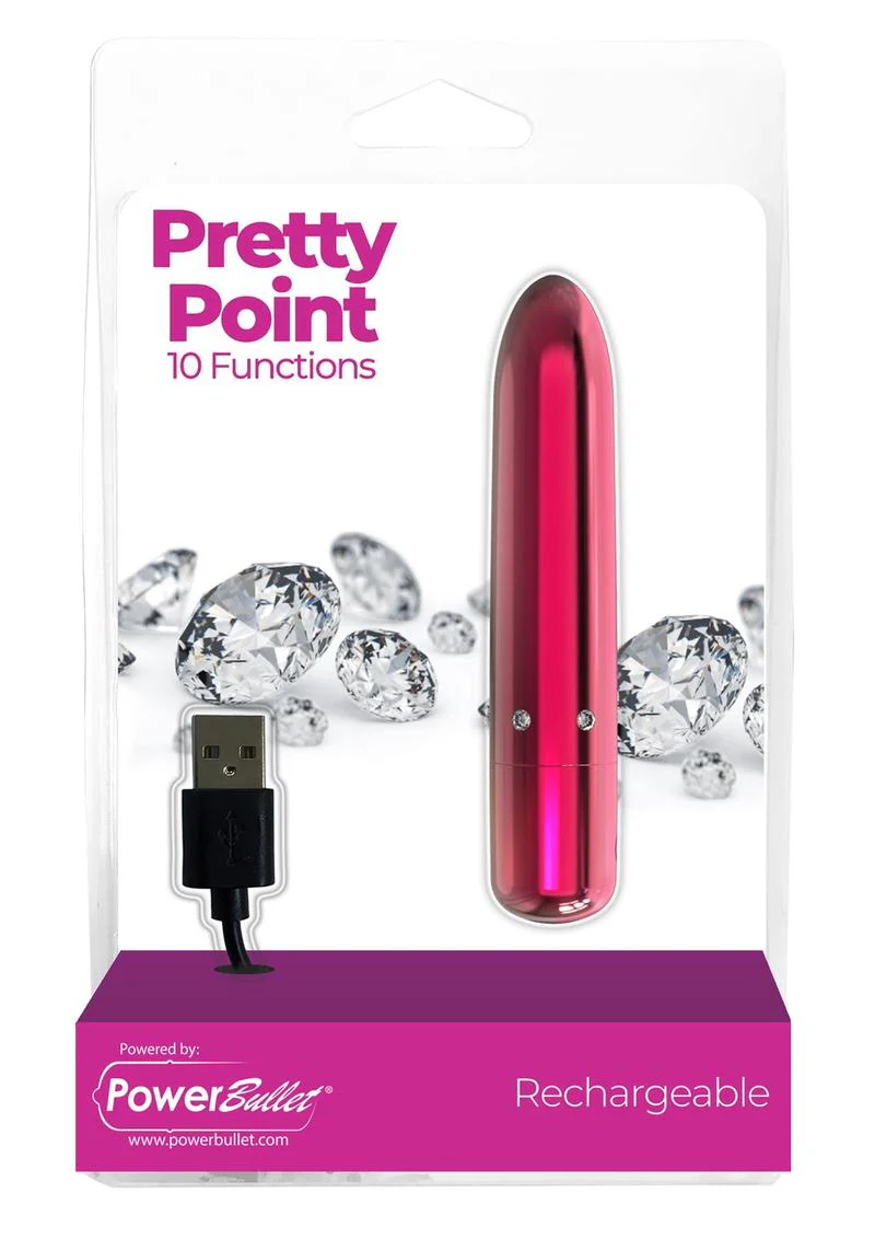 Powerbullet Pretty Point Rechargeable Bullet Vibrator - Image 5