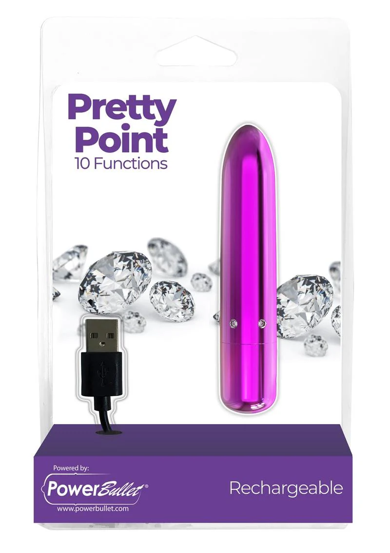 Powerbullet Pretty Point Rechargeable Bullet Vibrator - Image 8