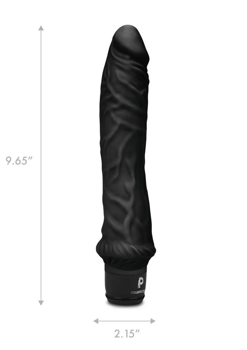 Powercocks Silicone Rechargeable Girthy Realistic Vibrator - Image 4