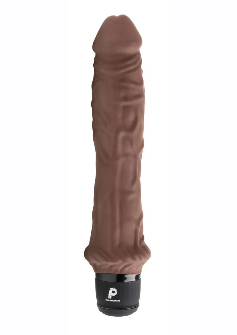 Powercocks Silicone Rechargeable Girthy Realistic Vibrator - Image 8