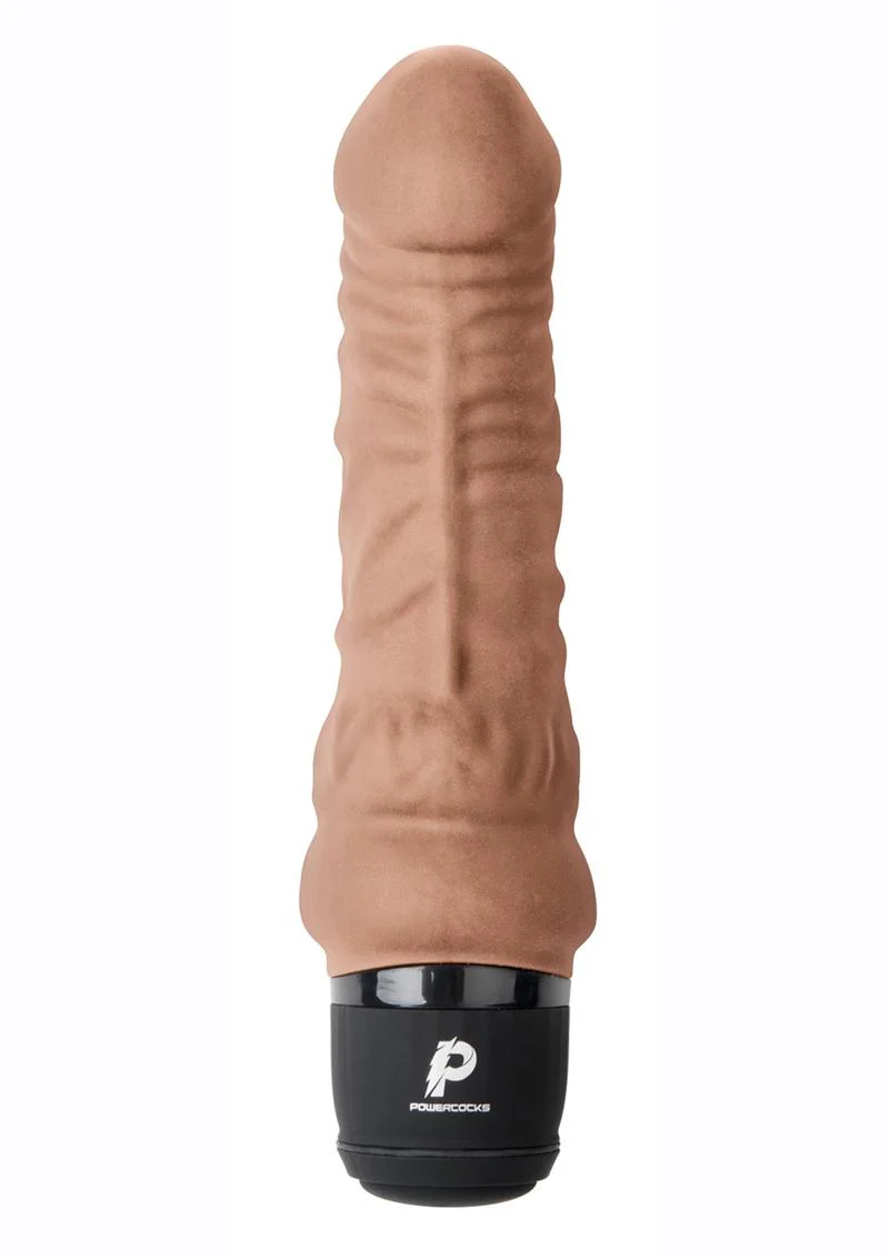 Powercocks Silicone Rechargeable Realistic Vibrator - Image 15