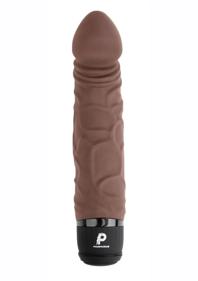 Powercocks Silicone Rechargeable Realistic Vibrator - Image 4