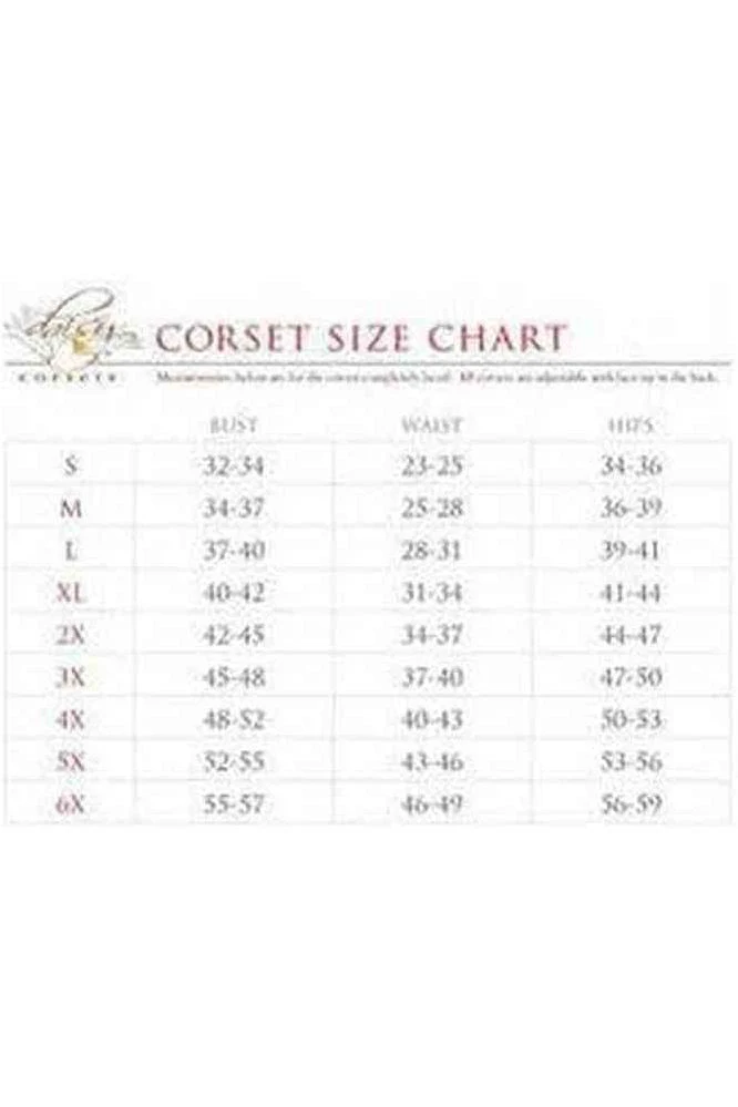 Premium Red Metallic Superhero Corset Costume Set - 4-Piece Deluxe Heroine Outfit - Image 5