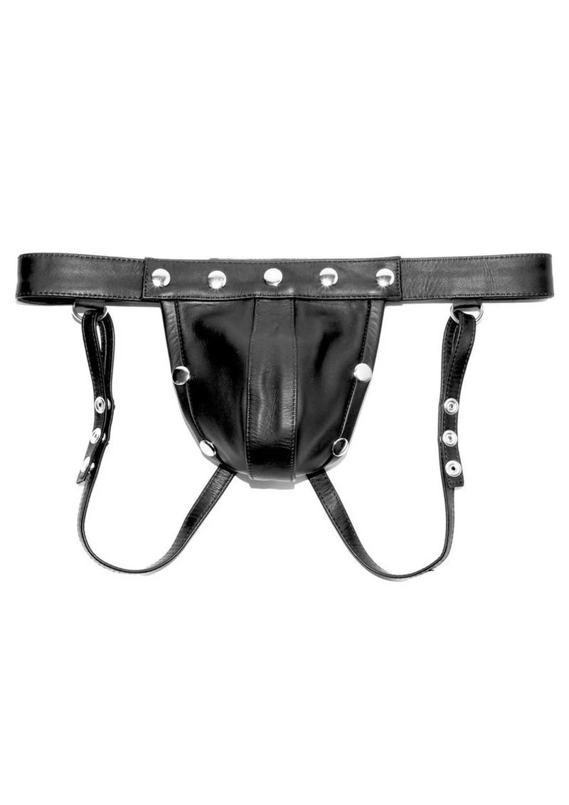 Prowler Red Leather Harness Jock - Image 3