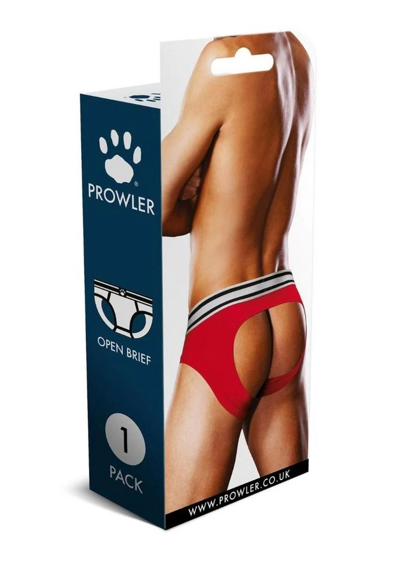Prowler Red/White Open Brief - Image 4