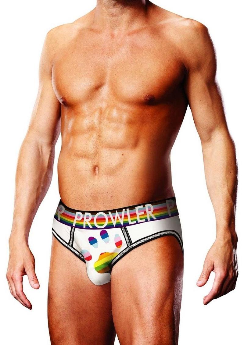 Prowler White Oversized Paw Open Brief - Image 7