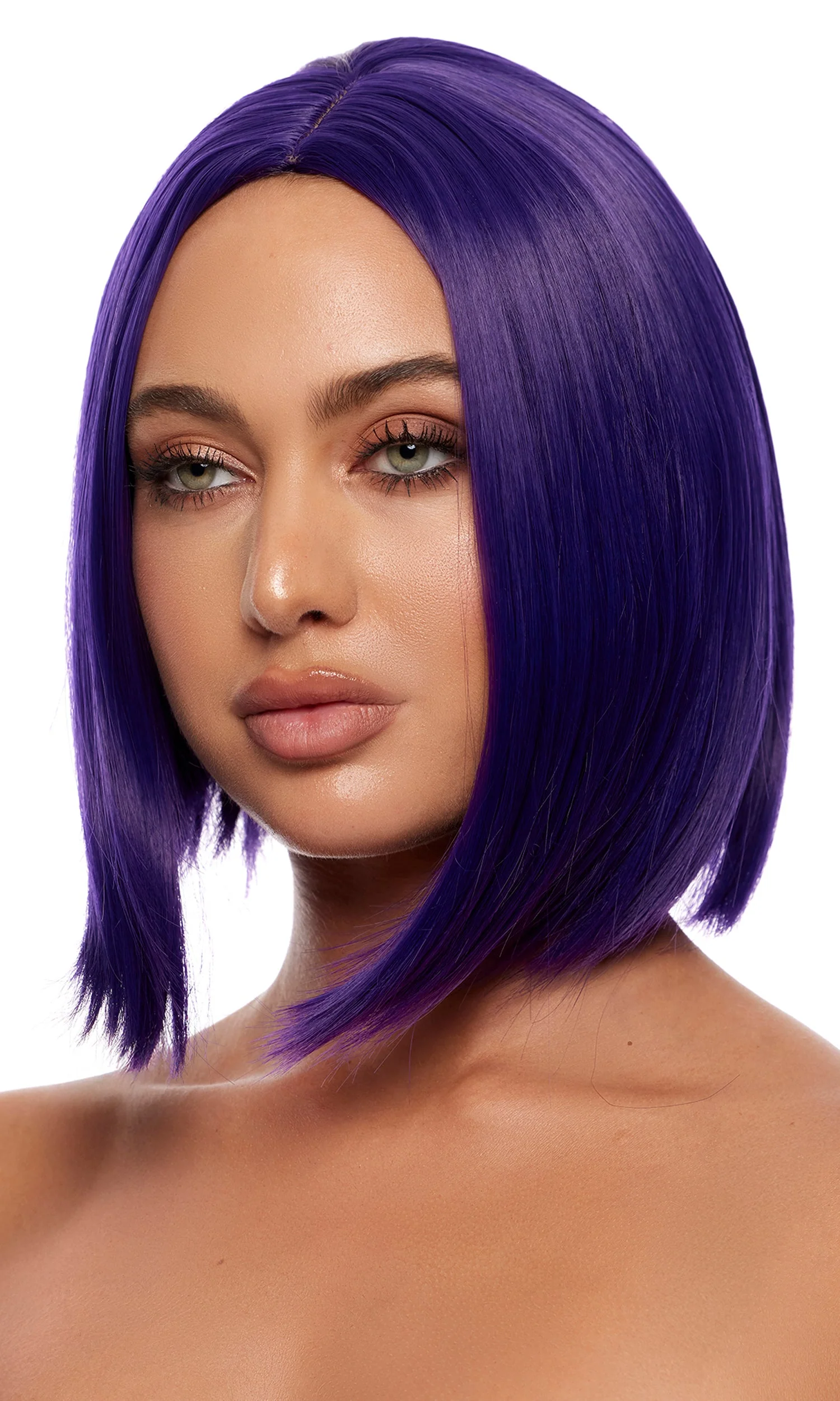 Purple Bob Wig