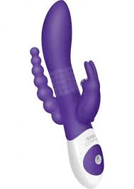 Rabbit Vibrator with Anal Beads Triple Pleasure - Image 5