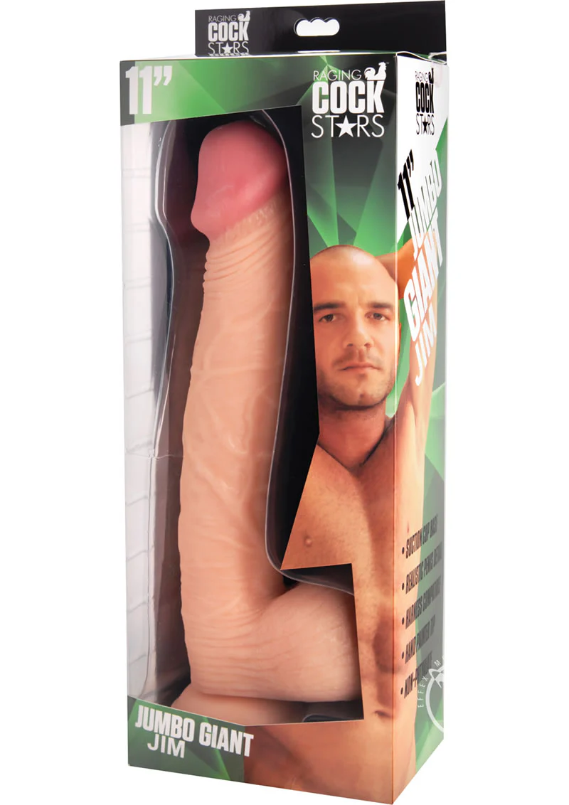 Raging Cockstars Jumbo Giant Jim 11in Dildo - Image 2