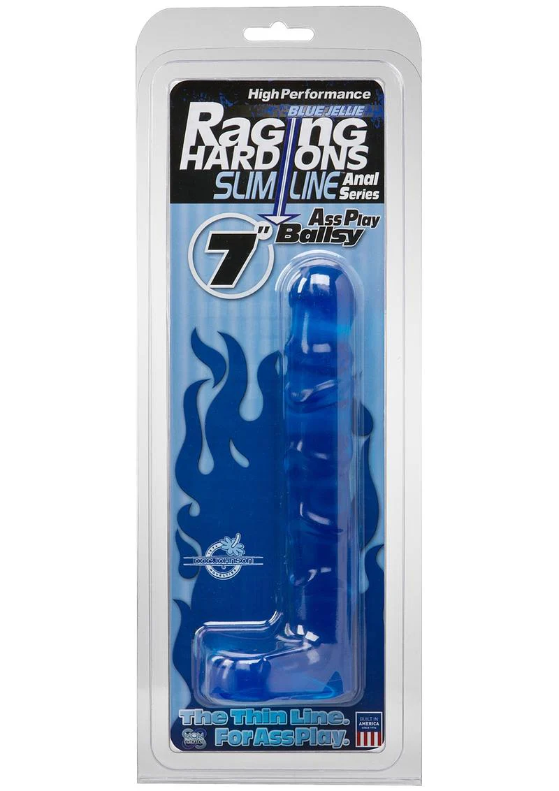 Raging Hard-Ons - Slimline Anal Series - Ass Play Ballsy Dildo with Balls - Image 4