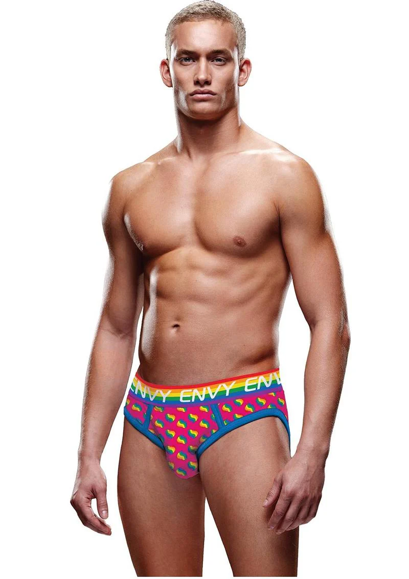 Rainbow Hearts Bubble Butt Jock - Image 4