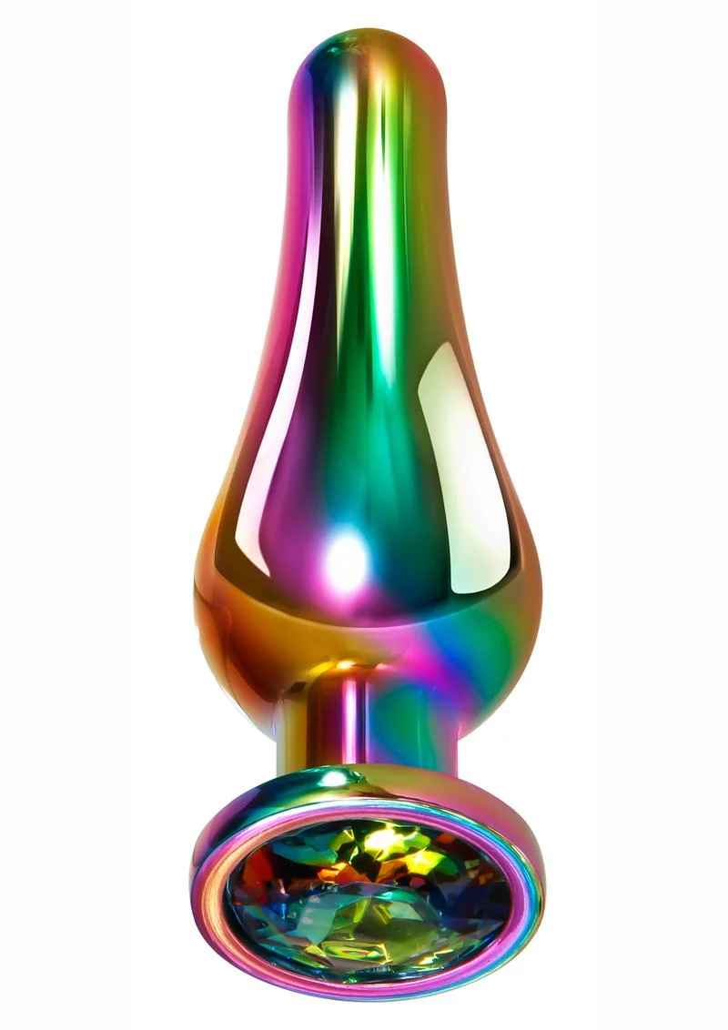 Rainbow Metal Anal Plug - Image 6