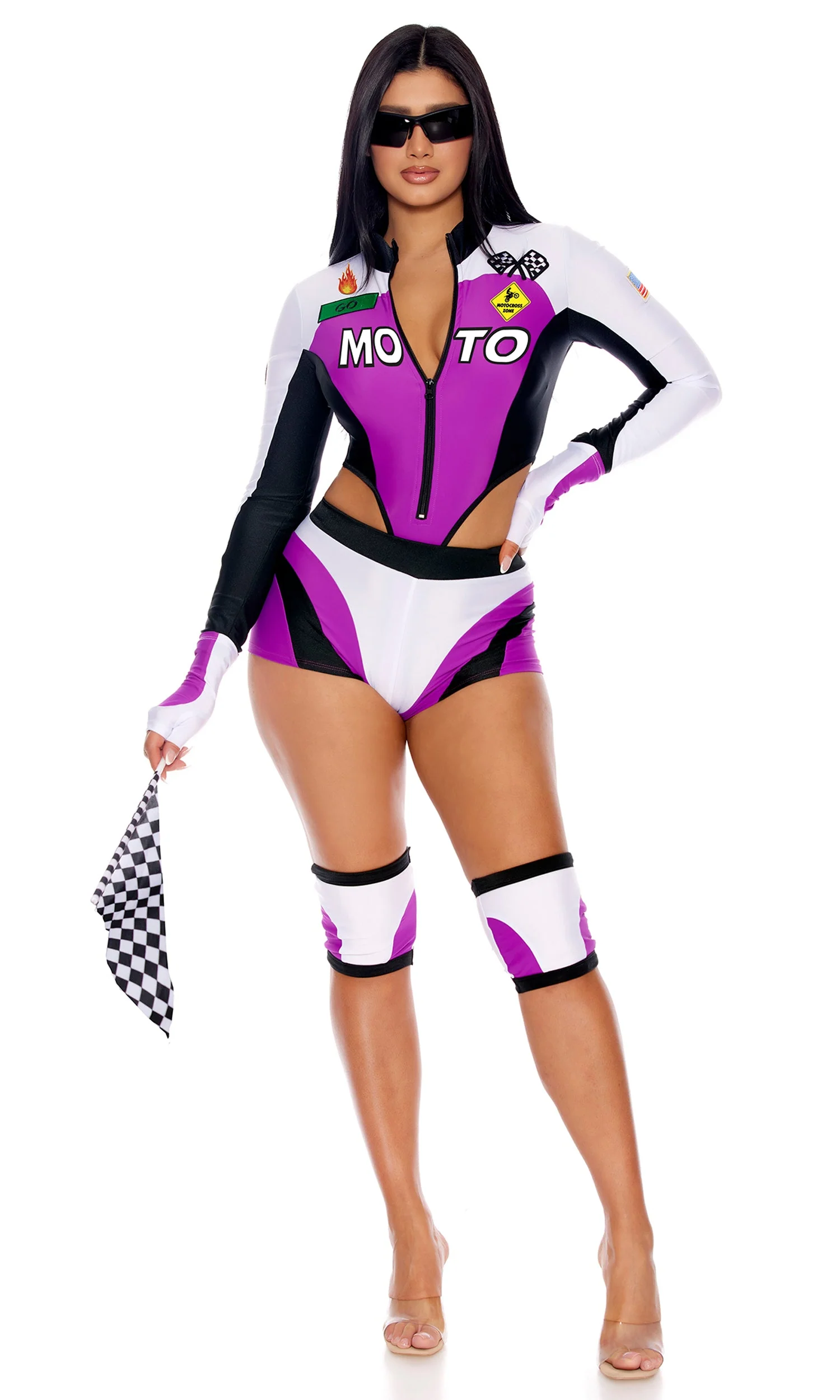 Ready To Race Sexy Motocross Racer Costume - Image 4