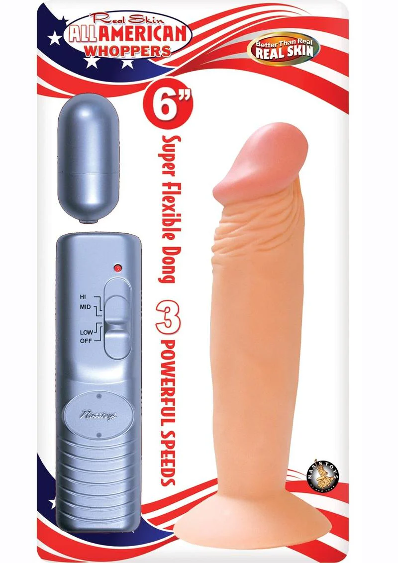 Real Skin All American Whoppers Vibrating Dildo - Image 2