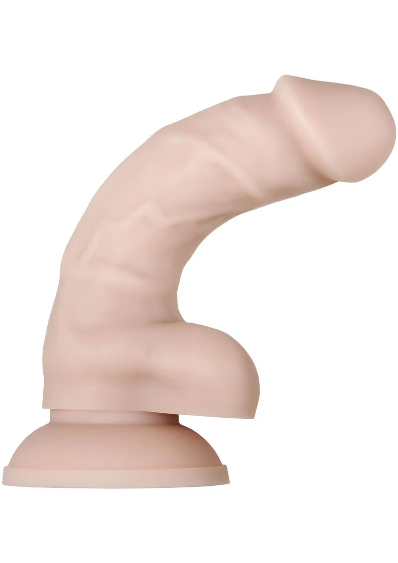 Real Supple Poseable Silicone Dildo with Balls - Image 5