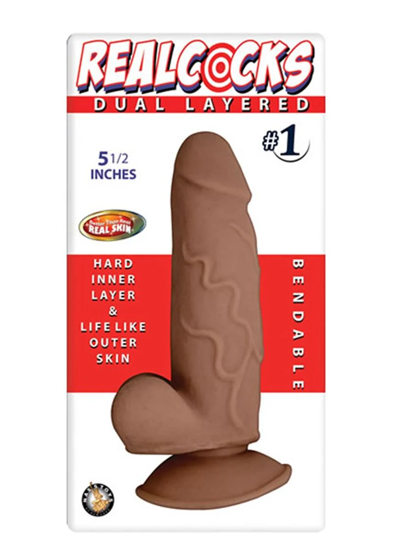 Realcocks Dual Layered #1 Bendable Dildo - Image 2