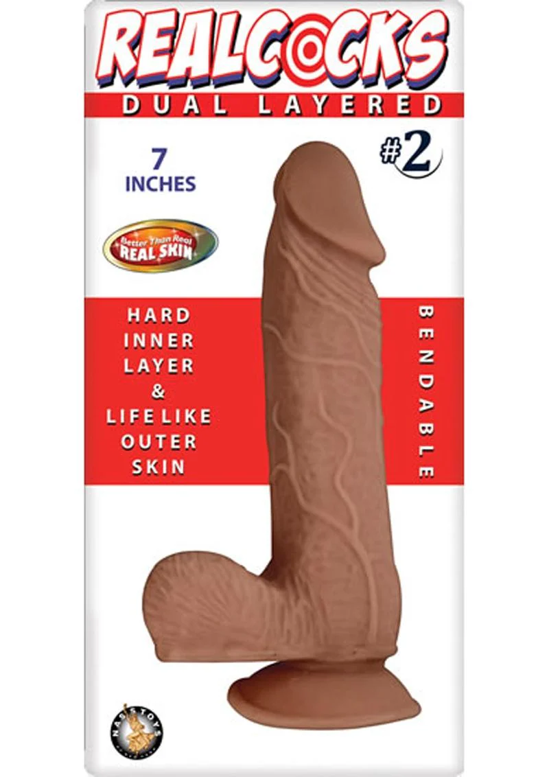 Realcocks Dual Layered #2 Bendable Dildo - Image 2
