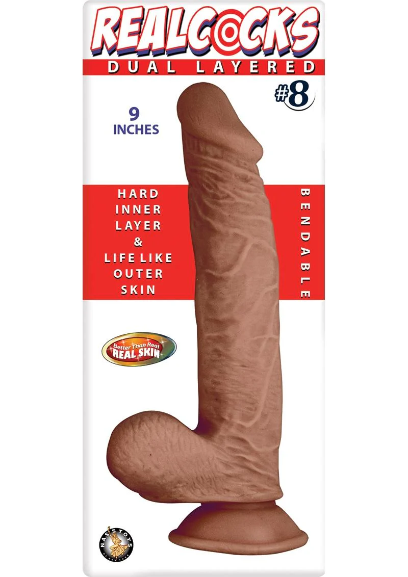 Realcocks Dual Layered #8 Bendable Dildo - Image 2