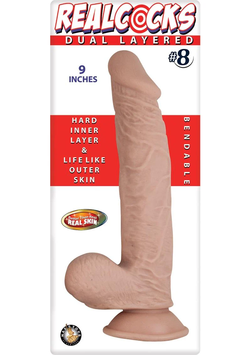 Realcocks Dual Layered #8 Bendable Dildo - Image 4