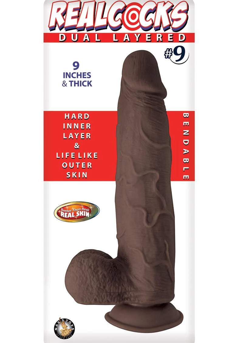 Realcocks Dual Layered #9 Bendable Thick Dildo - Image 4
