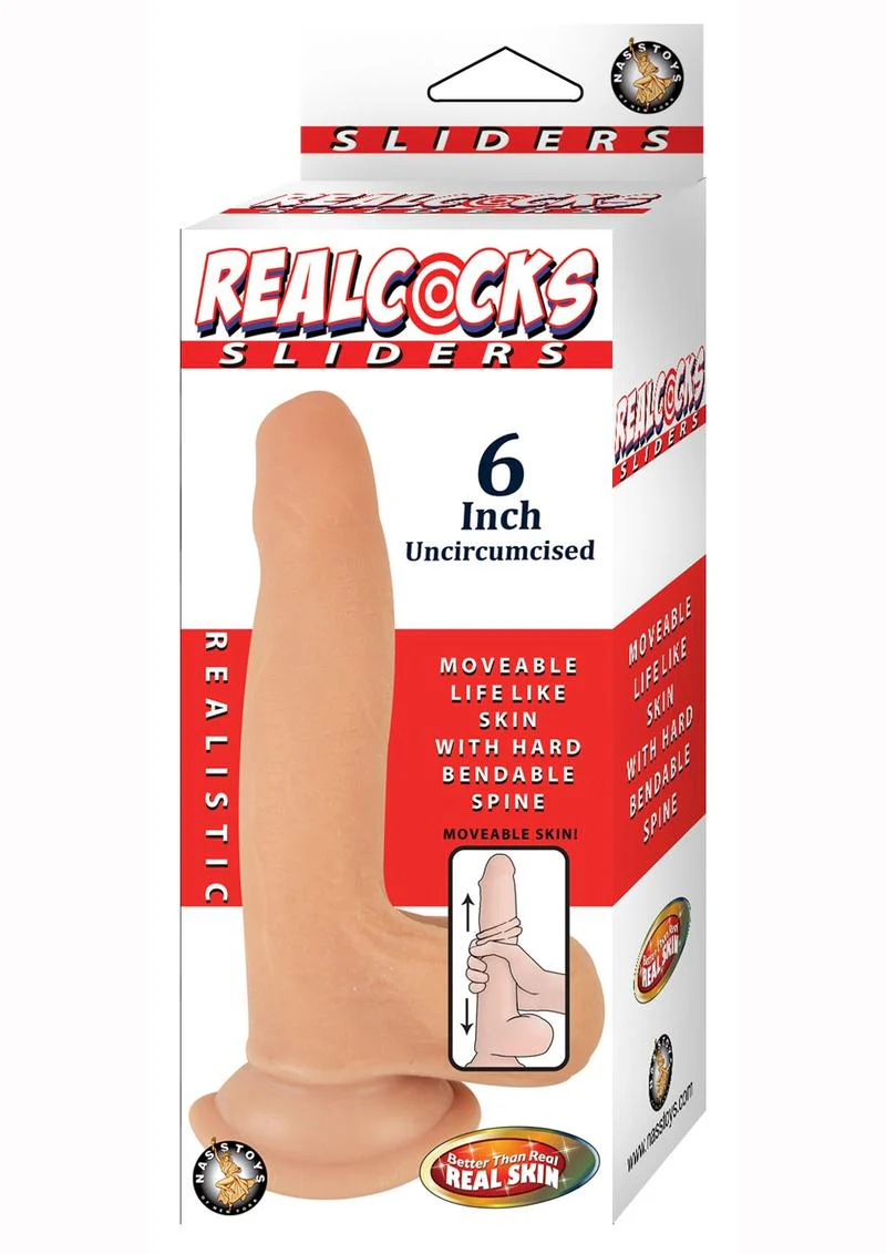 Realcocks Sliders Uncircumsized Dildo with Balls - Image 2