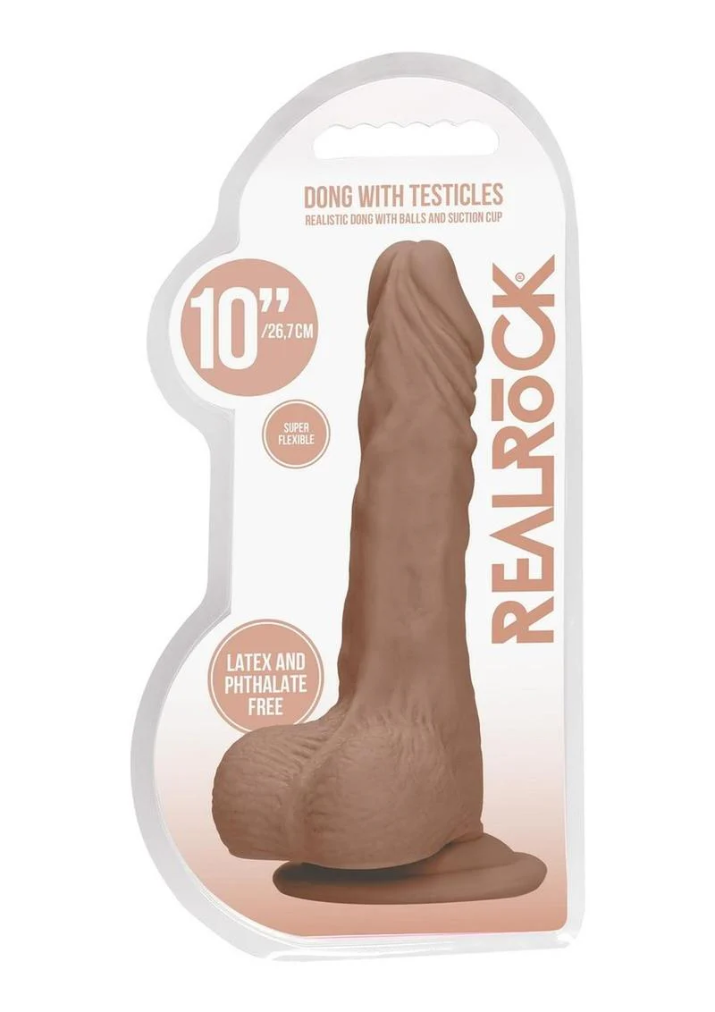 Realrock Skin Realistic Dildo with Balls - Image 2