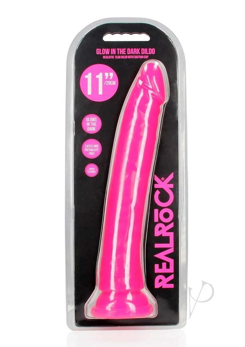 Realrock Slim Glow In The Dark Dildo with Suction Cup - Image 18
