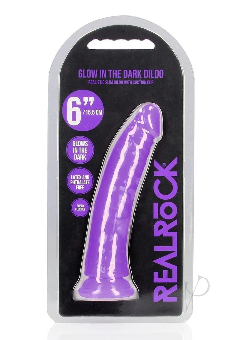 Realrock Slim Glow In The Dark Dildo with Suction Cup - Image 34