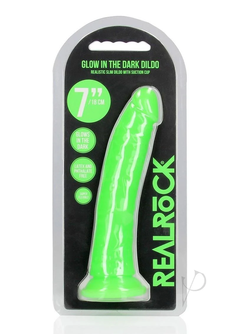 Realrock Slim Glow In The Dark Dildo with Suction Cup - Image 38