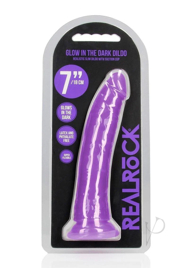 Realrock Slim Glow In The Dark Dildo with Suction Cup - Image 46