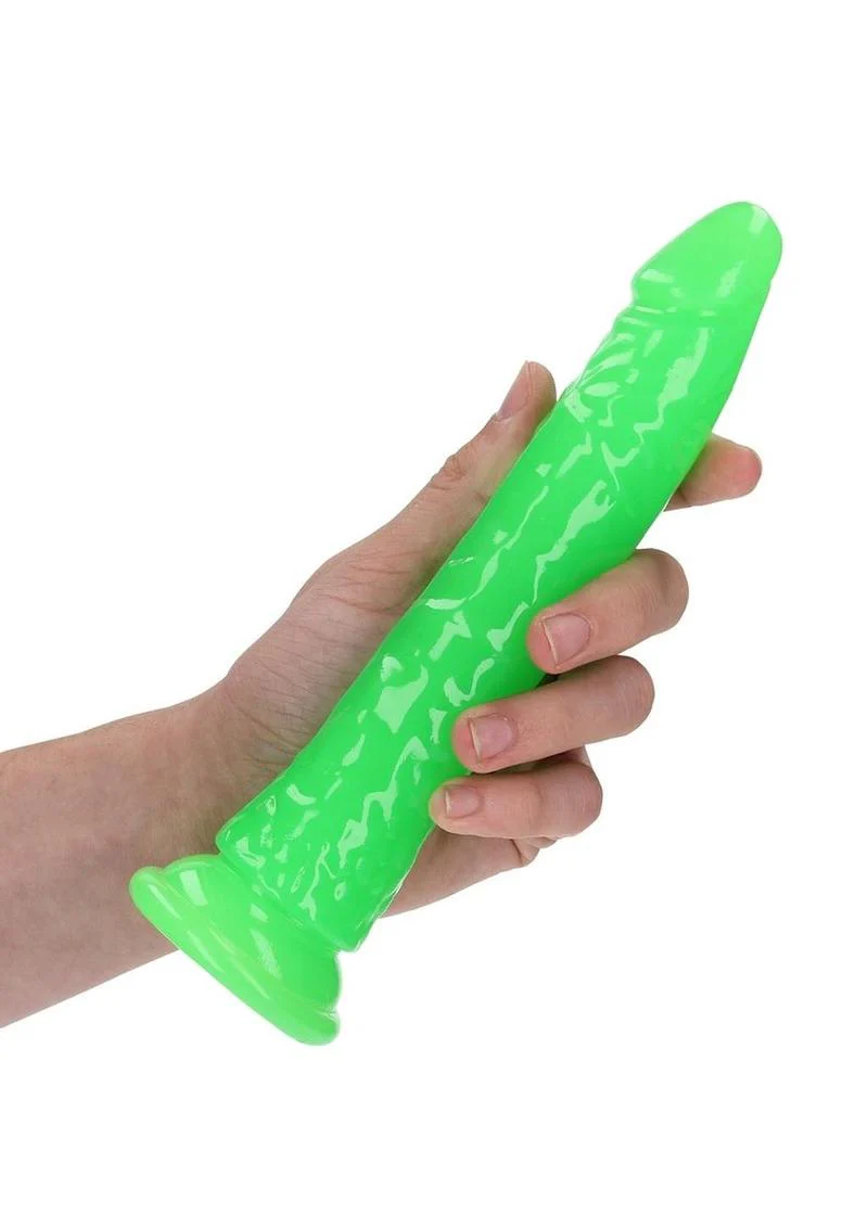 Realrock Slim Glow In The Dark Dildo with Suction Cup - Image 52