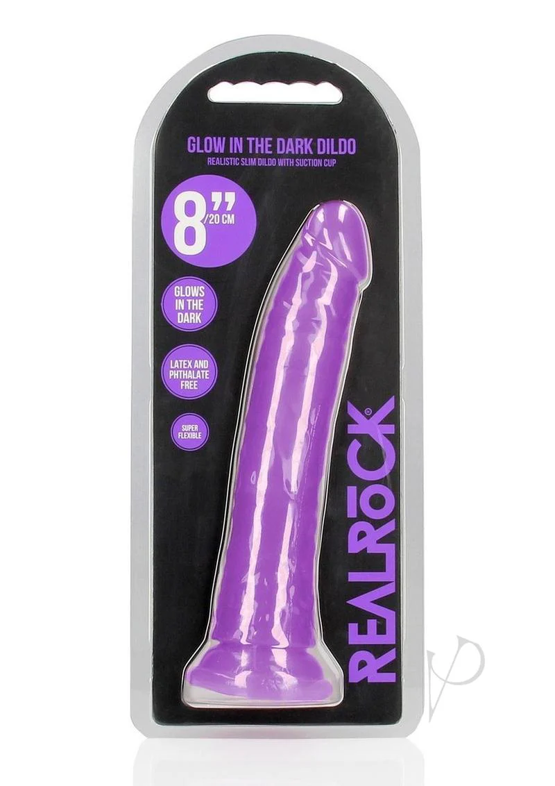 Realrock Slim Glow In The Dark Dildo with Suction Cup - Image 58