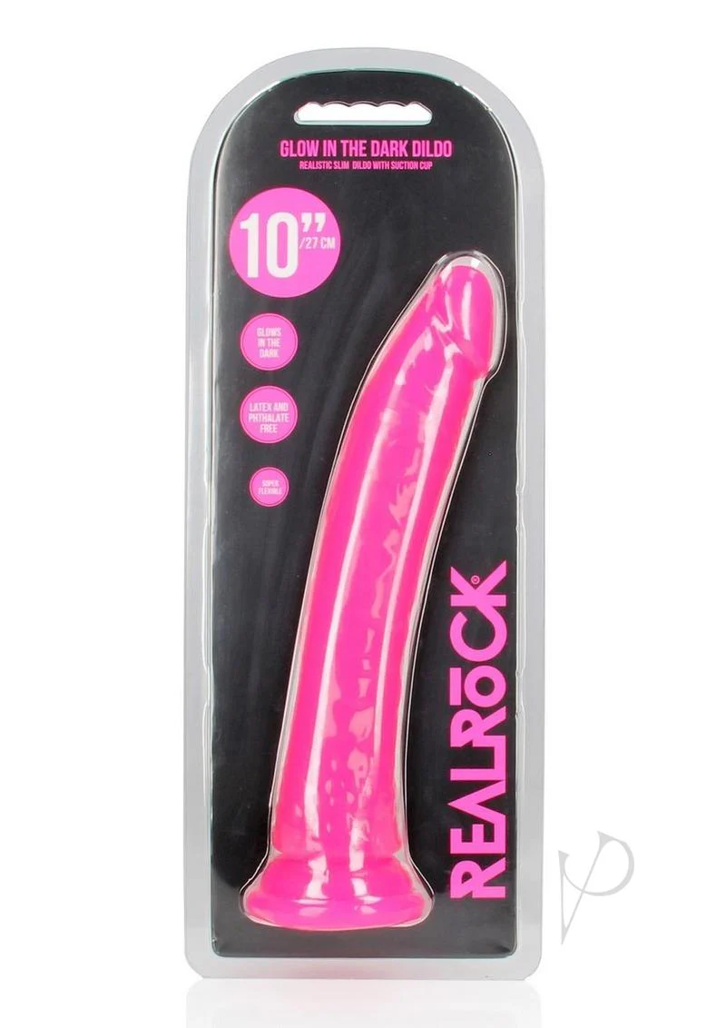 Realrock Slim Glow In The Dark Dildo with Suction Cup - Image 6