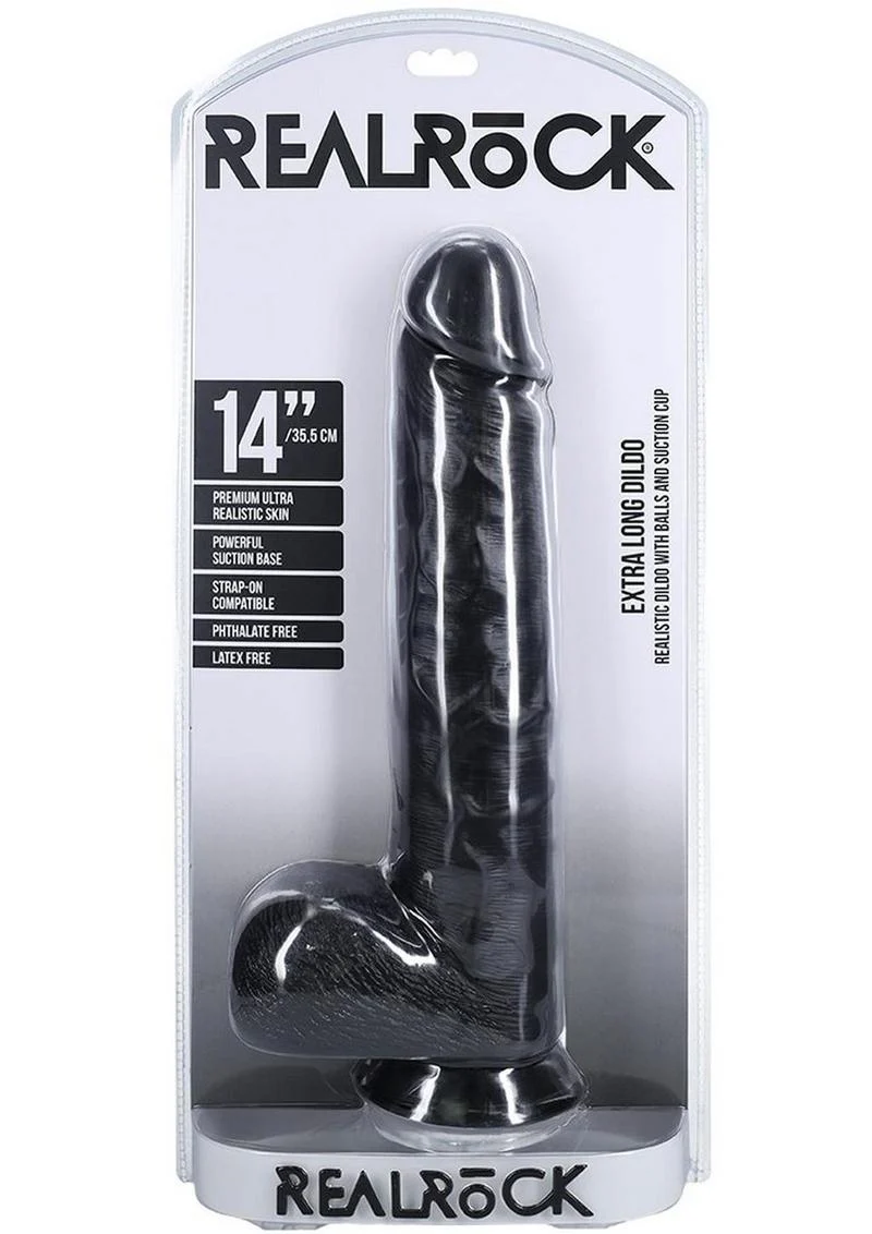 Realrock Ultra Realistic Skin Extra Large Straight Dildo with Balls and Suction Cup - Image 18