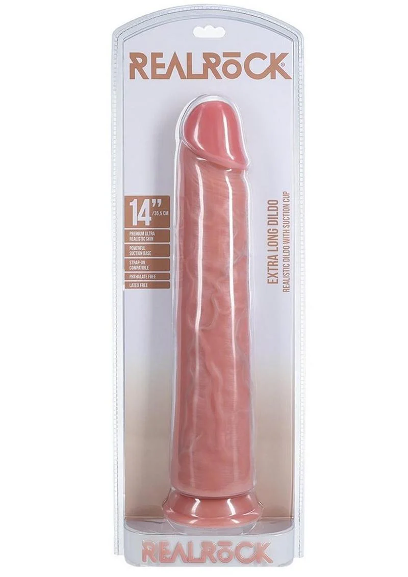 Realrock Ultra Realistic Skin Extra Large Straight Dildo with Suction Cup - Image 14