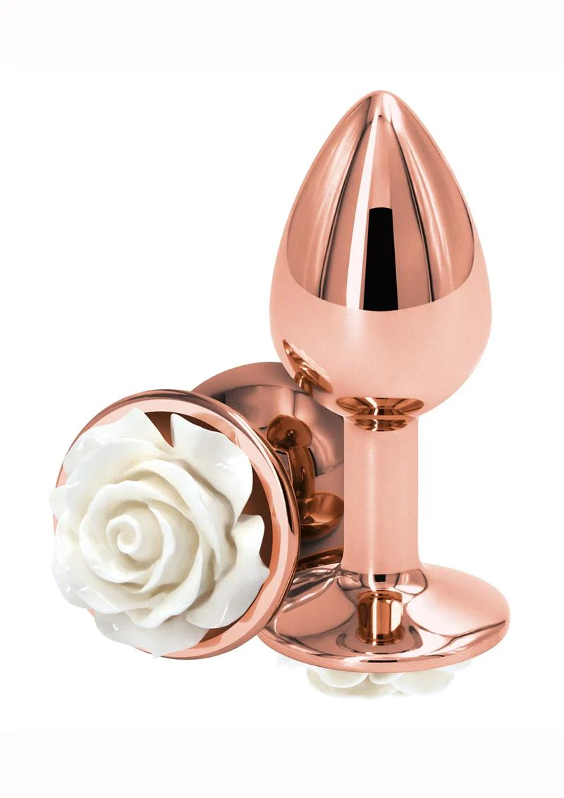 Rear Assets Rose Aluminum Anal Plug - Image 15