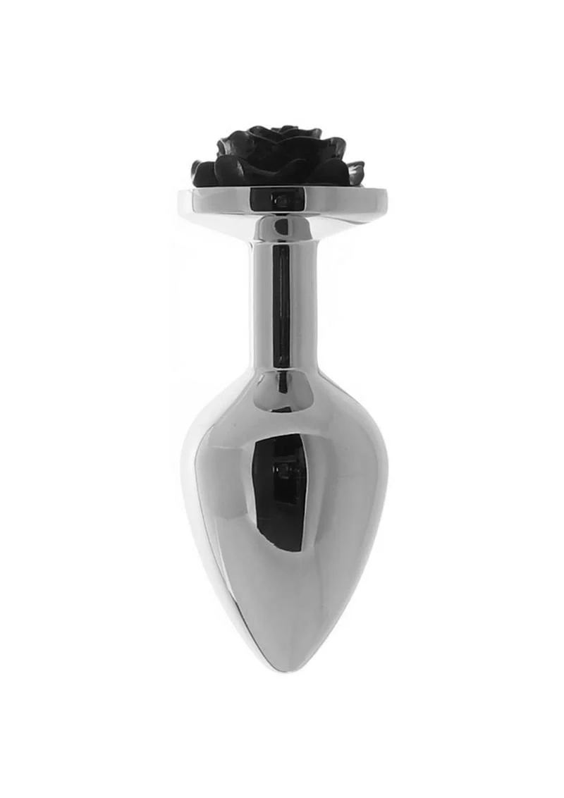 Rear Assets Rose Aluminum Anal Plug - Image 21