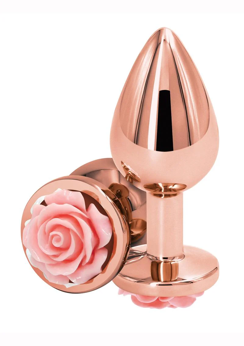 Rear Assets Rose Aluminum Anal Plug - Image 23
