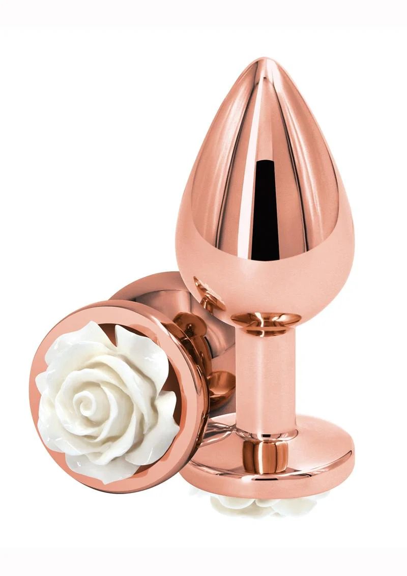 Rear Assets Rose Aluminum Anal Plug - Image 35