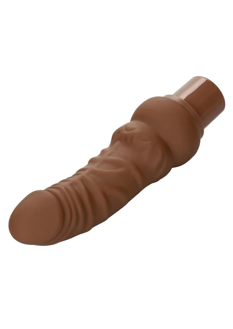 Rechargeable Power Stud Curvy Silicone Vibrating Dong - Image 3