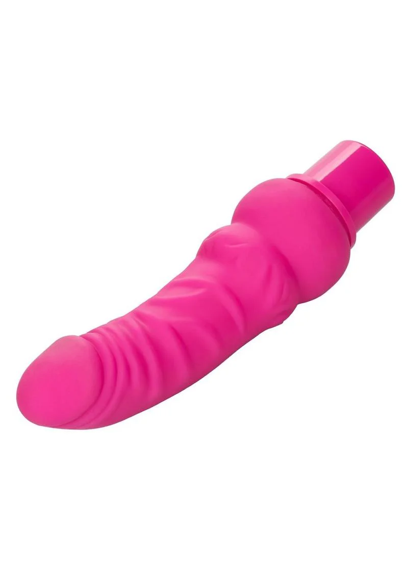 Rechargeable Power Stud Curvy Silicone Vibrating Dong - Image 7