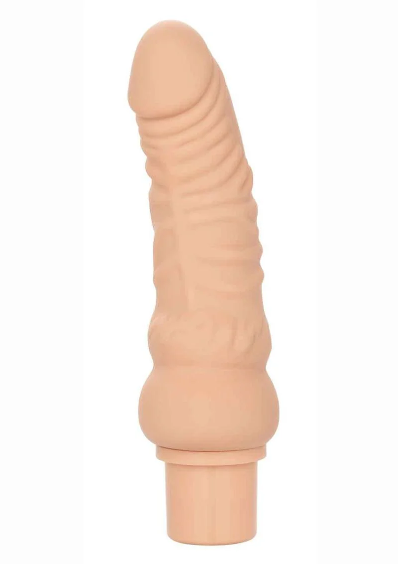 Rechargeable Power Stud Curvy Silicone Vibrating Dong - Image 9