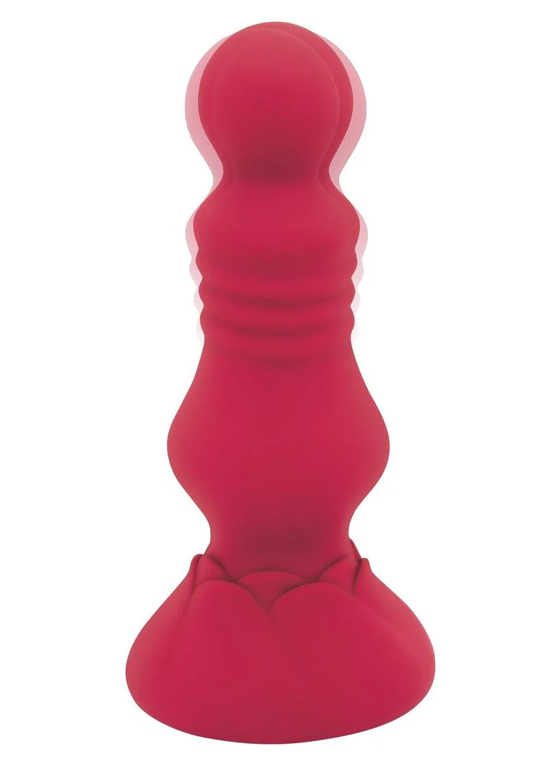 Remote Vibrating Floret Buttplug