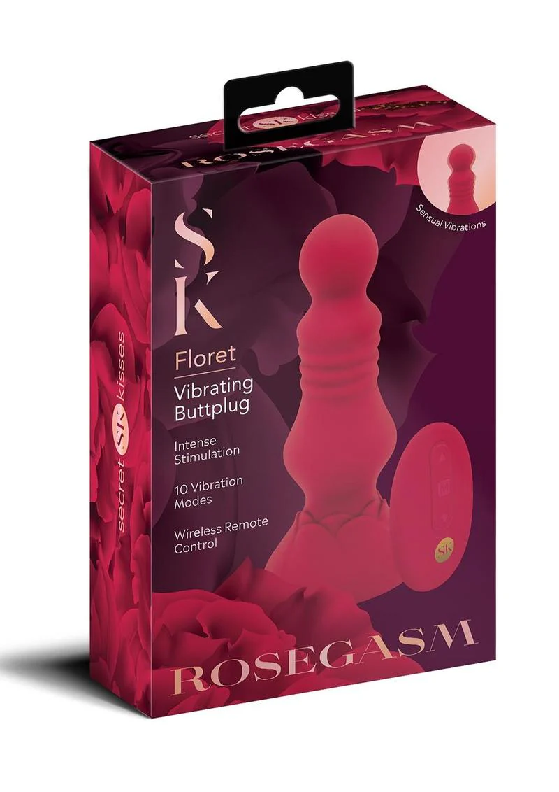 Remote Vibrating Floret Buttplug - Image 2