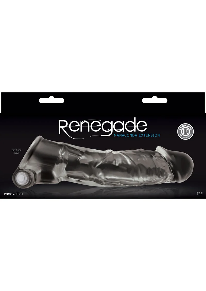 Renegade Manaconda Vibrating Realistic Dildo Penis Extender - Image 2