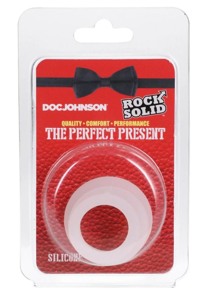 Rock Solid Perfect Present Silicone Cock Ring Holiday Edition - Image 2